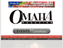 Tablet Screenshot of omahamagazine.com